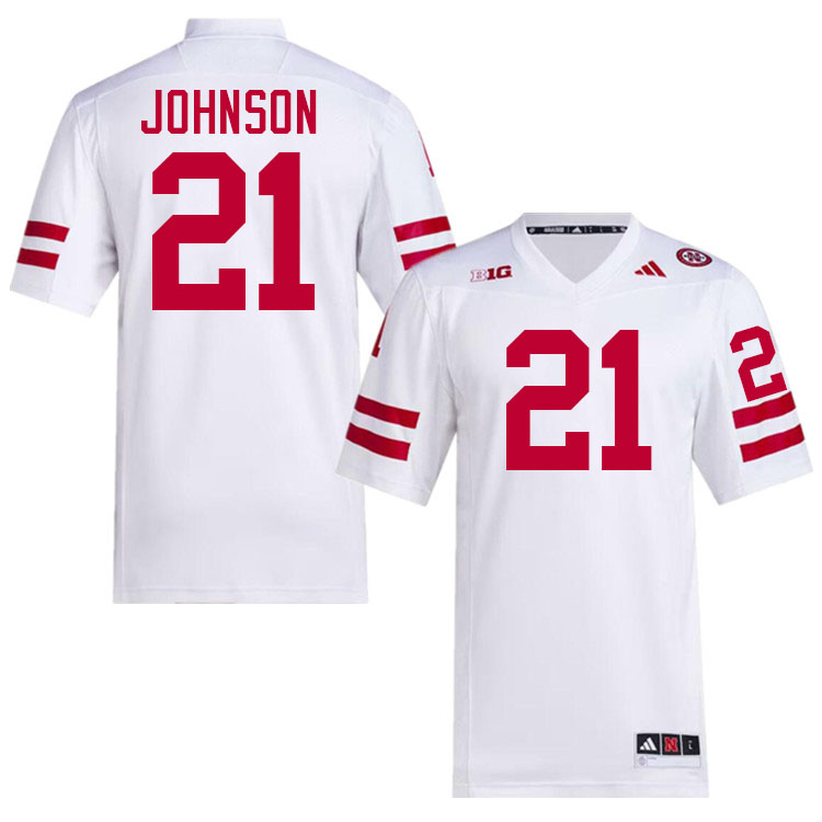 Emmett Johnson Nebraska Jersey,Nebraska Cornhuskers Football Uniforms,Jersey-White